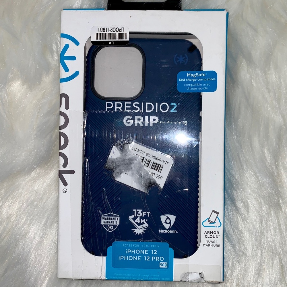 Presidio2 Grip iPhone 12 / 12 Pro Navy Blue Case